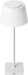 Avide LED Tischleuchte Wei&szlig; USB 4W 3-stufige Lichtfarbe