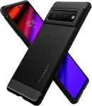 Spigen Kaitse&uuml;mbris Rugged Armor, Google Pixel 6 Pro, must,