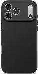 No name Decoded AntiMicrobial Silicone Backcover iP 17 Pro Max Black