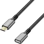 Logilink USB 3.2 Gen1 Typ-C-Kabel C/M > USB-C/F, PD, Alu, 2m