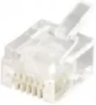 Equip Telefon-Stecker RJ12/6P6C ungeschirmt 100Stk transp.