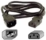 Cisco Connect Cabinet, male/female, CEE7, CEE7, 3 m, 250 V, Black