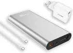 RealPower Powerbank RealPower Powerbank PB-20000PD Pro komplekt silver 20.000mAh