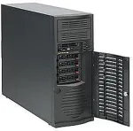 Korpus SuperMicro Super Micro SC733 TQ-668B - Midi Tower - Erweitertes ATX - SATA/SAS - Hot-Swap 668 Watt - Schwarz - USB (CSE-733TQ-668B)