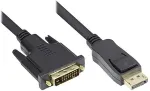 Good Connections Kabel DP-St.-DVI-D 24+1-St. schwarz 1m