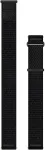 Garmin Schnellwechsel-Armband 22 mm Nylon Schwarz/Schiefergrau