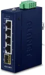 Planet Technology Corp. PLANET IGS-510TF network switch Unmanaged Gigabit Ethernet (10/100/1000) Blue