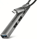 AXAGON HUE-STC ALU STRIP USB-C 4 port hub