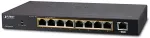 PLANET GSD-908HP - Switch - 8 x 10/100/1000 (PoE+) + 1 x 10/100/1000 (Uplink) - Desktop - PoE+ (GSD-908HP)