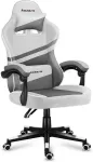 Huzaro FORCE 4.4 PC gaming chair Bucket (cradle) seat Grey, White