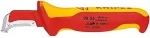 KNIPEX Kabelmantelmesser 009855 Metallic, Red, Yellow Fixed blade knife