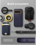 SPIGEN &Uuml;mbris Nano Pop (MagFit), Google Pixel 11, tumesinine, Qi2/MagSafe &uuml;hilduv,
