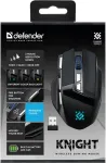 Hiir Defender MOUSE GM-885 KNIGHT RF WIRELESS 3200dpi 8P BLACK
