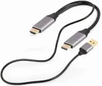 GEMBIRD I/O ADAPTER HDMI TO DP/BLACK A-HDMIM-DPM-01