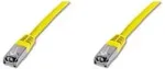 Digitus Patchkabel RJ45 SF/UTP Cat5e 5.00m gelb Polybeutel