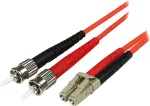 StarTech.com 5m LC - ST, LC, ST, Male/Male