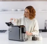 Kohvimasin Taurus Accento Latte espresso machine; 20 bar White Coffee