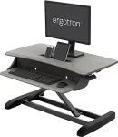 ERGOTRON WorkFit-Z Mini - Schwarz - Grau - 61 cm (24 ) - 31,8 cm - 11,3 kg - Rechteckige Form - 790 mm (33-458-917)
