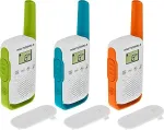 MOTOROLA T42 two-way radio 16 channels Blue, Green, Orange, White