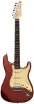 Stagg SES-30 CAR - gitara elektryczna SSS, paulownia, 21 prog&oacute;w, czerwona