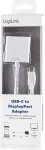 LOGILINK USB-C auf DisplayPort Adapter Unterst&uuml;tzt Mac OS X und Chrome OS Unterst&uuml;tzt HDCP 1.3, Videoaufl&ouml;sung bis zuzu 4K x 2K (60 Hz). passend zum neuen MacBook Pro und zum MacBook 30,50cm (12) (UA0246A)
