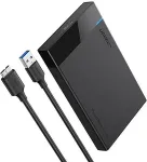 Ugreen 30848 storage drive enclosure HDD/SSD enclosure Black 2.5"