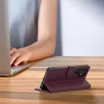 Tech-Protect Kaitse&uuml;mbris kaanega Wallet, Samsung Galaxy A57 5G, tumepunane,