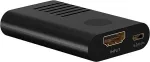 Goobay HDMI signal amplifier 4K @ 60Hz, HDMI extension (black)