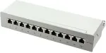 LOGILINK Patchpanel Cat. 6A STP, 12-port, geschirmt, grau, &reg; [NP0019] (NP0019)