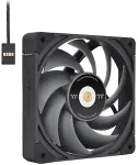 Thermaltake TOUGHFAN EX14 Pro High Static Pressure PC Cooling Fan &ndash; Swappable Edition, Case Fan (Black, 3-Fan Pack)