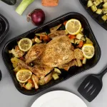 Russell Hobbs CW20701EU 3 Piece Roaster & Chop Tray Set