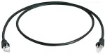 Teleg&auml;rtner Telegartner MP8 FS 500 - Patch-Kabel - RJ-45 (M) - RJ-45 (M) - 25cm - SFTP - CAT 6a - verseilt, mit Knickschutz - Schwarz (L00000A0235)