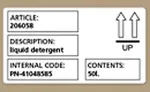 DYMO Shipping / Name Badge Labels - Namensetiketten - durchsichtig - 54 x 101 mm - 2460 Rolle(n) (12 Rolle(n) x 220) - f&uuml;r LabelWriter 320, 330 Turbo, 400, 400 Twin Turbo, 450, 450 Twin Turbo, SE450 (S0722420)