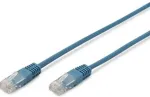 Digitus Patchkabel RJ45 U/UTP Cat5e 0.50m blau Polybeutel