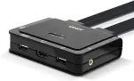 Lindy 2 Port HDMI 18G, USB Type C Cable KVM Switch
