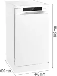 N&otilde;udepesumasin Gorenje G400, GS541D10W, 45 cm