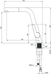 Deante Kitchen faucet with pull-out spout