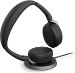 JABRA Evolve2 65 Flex MS Stereo Wireless Headset, Bluetooth, USB-A, Black