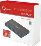 GEM Obudowa HDD 2.5" SATA Aluminium Black