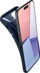 Spigen Kaitse&uuml;mbris Liquid Air, Apple iPhone 15 Pro, tumesinine,