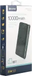 Platinet akupank 10000mAh Fabric Braided LiPo 2.1A, tumehall (44385)