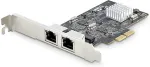 V&otilde;rgukaart StarTech .COM 2-Port 2.5 Gbit PCIe Netzwerkkarte Intel I225-V Dual-Port Computer LAN Karte Multi-Gigabit NIC 2.5G PCI Express Server