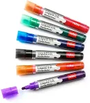 Nobo Tahvlimarker Liquid Ink, 6 v&auml;rvi x 2tk