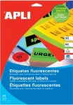 APLI Etiketid iseliimuvad neoon 99,1 x 67,7mm 20l/pk kollane