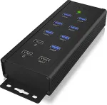 Raidsonic Hub 7-Port IcyBox USB 3.0 IB-HUB1703-QC3 inkl. 3 Ladeports
