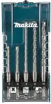 MAKITA SDS-PLUS Concrete Drill Set, 5 pcs