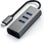No name Satechi ST-TC2N1USB31AM laptop dock/port replicator USB 3.2 Gen 1 (3.1 Gen 1) Type-C Grey