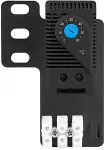 LANBERG CLOSED LOOP THERMOSTAT 10A FOR RACK CABINETS WITH 19" LEG AND TERMINAL BOARD BLACK