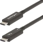 StarTech.com 2m Aktives Thunderbolt 4 Kabel 40 Gbit/s 100W PD 8K Display Kabel kompatibel mit USB4 Thunderbolt 3 USB-C DisplayPort