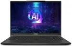 S&uuml;learvuti Msi Stealth A16 AI+ A3XWIG-043 (black, AMD Ryzen AI 9 HX 370, NVIDIA GeForce RTX 5080, 32 GB LPDDR5X, 2 TB (2 TB SSD), Windows 11 Home) - German - DE Layout